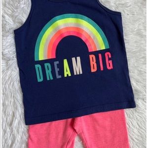 5T Dream Big tank outfit Carters/ Cat & Jack